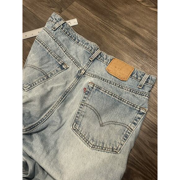 Vintage Levis Jeans Mens 38x30 Blue 505 Light Wash 90s 1999 Regular Straight Leg - Picture 9 of 10